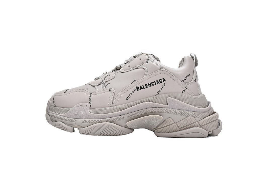Balenciaga Triple S Letter Beige