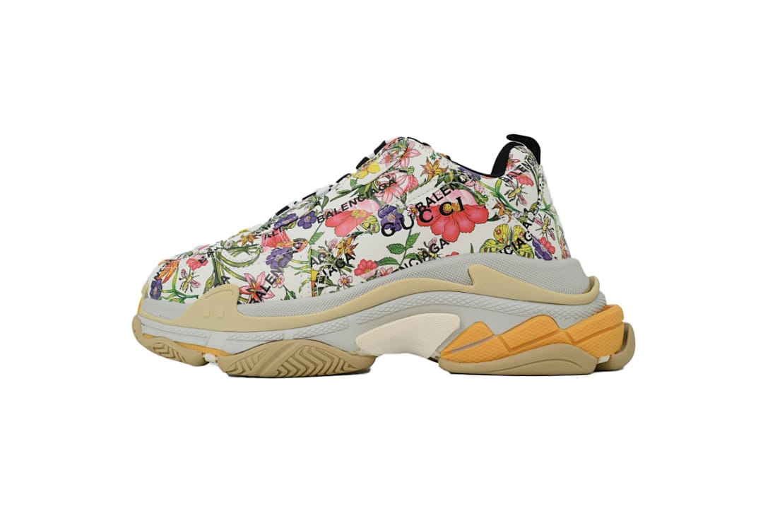 Gucci x Balenciaga Triple S Flowers And Plants