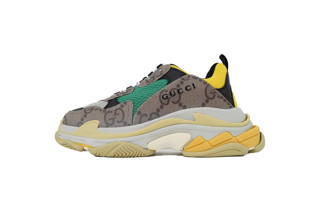 Gucci x Balenciaga Triple S Grey Green