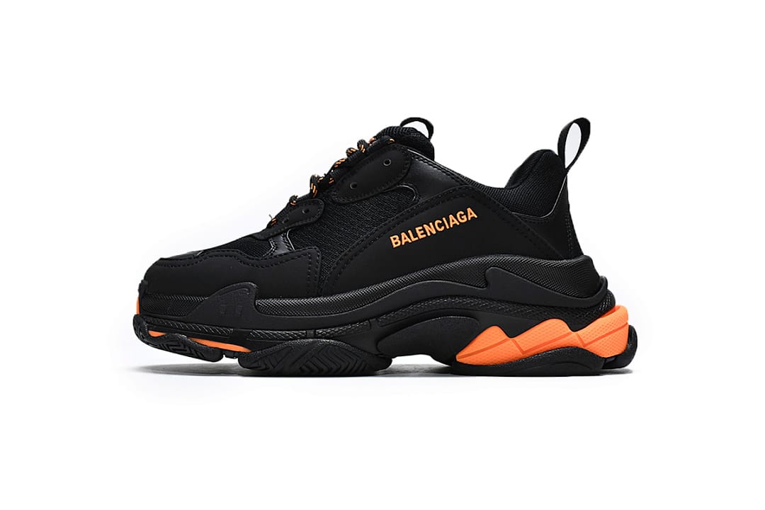 Balenciaga Triple S Black Orange