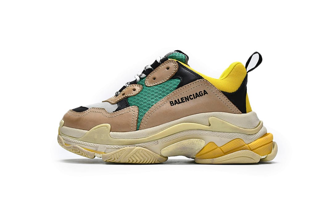 Balenciaga Triple S Green Yellow