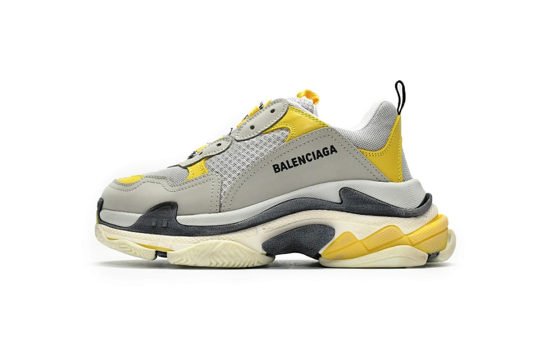 Balenciaga Triple S Grey Yellow