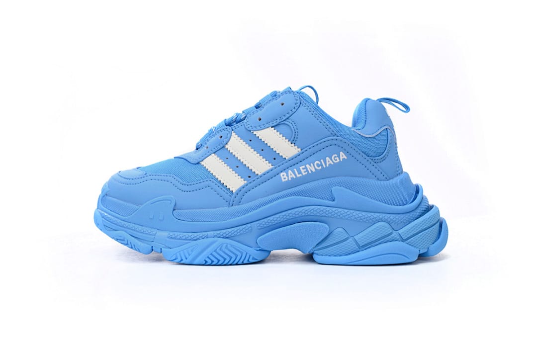 adidas x Balenciaga Triple S Blue And White Bars