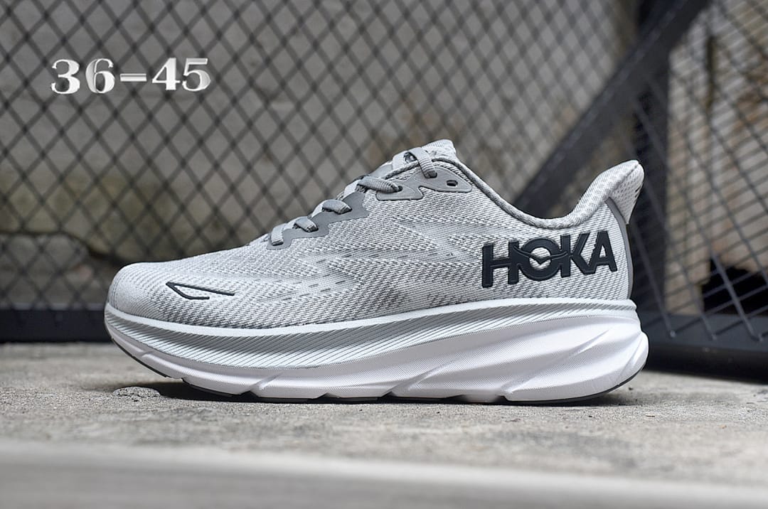 HOKA Clifton 9 'Grey'