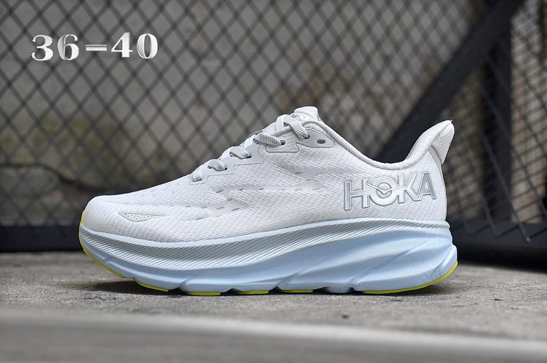 HOKA Clifton 9 'Grey Blue'