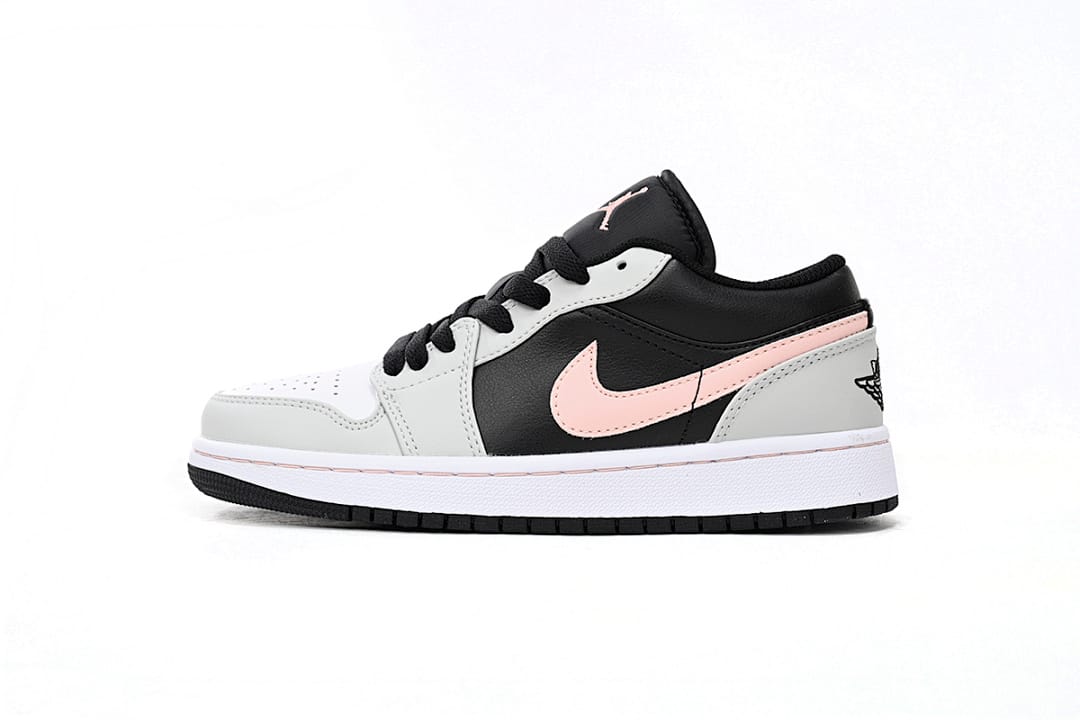 Air Jordan 1 Low White And Black Powder
