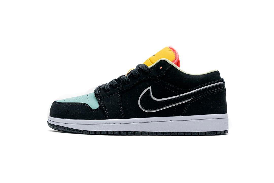 Air Jordan 1 Low SE Pink Orange Blue