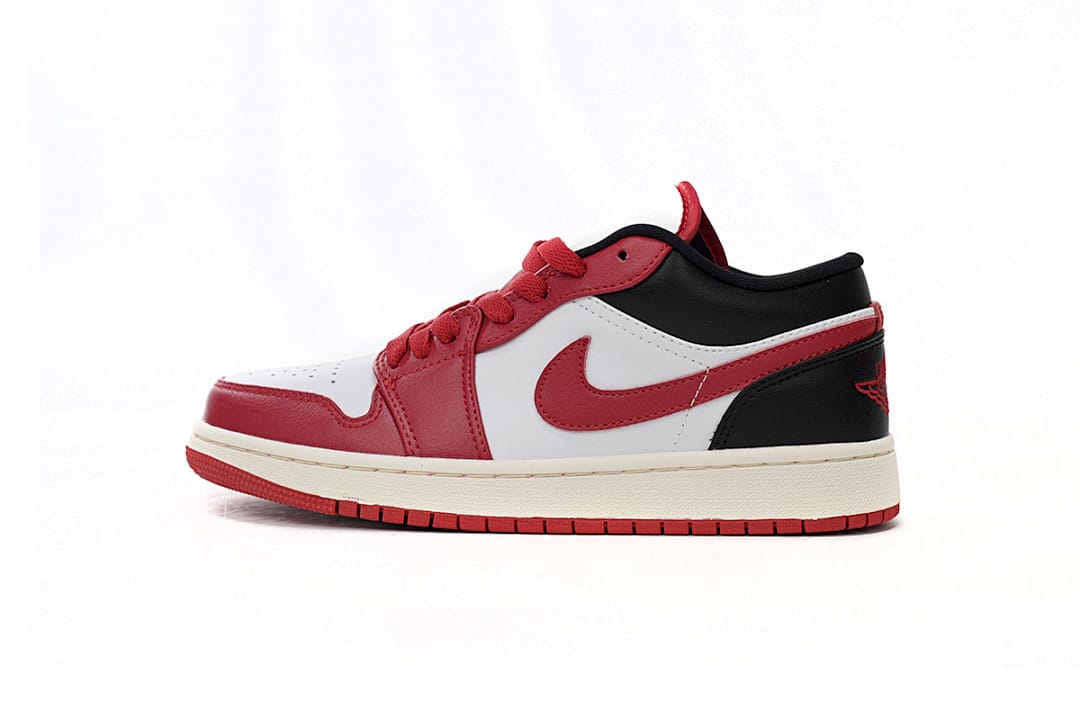 Air Jordan 1 Low White Red (Colorway 3)