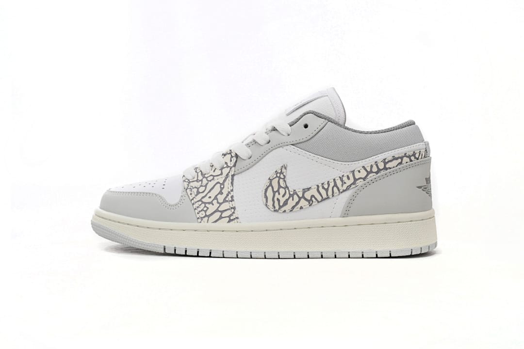 Air Jordan 1 Low PRM Elephant Print