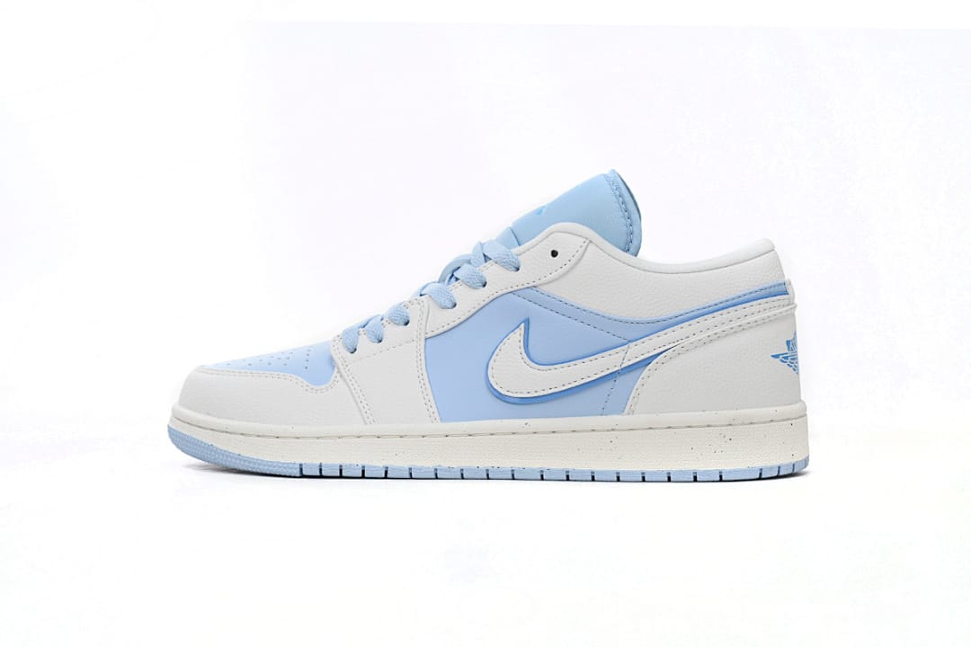 Air Jordan 1 Low Light Blue And White