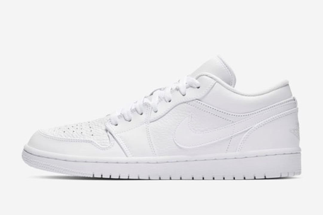Air Jordan 1 Low White Pure Platinum