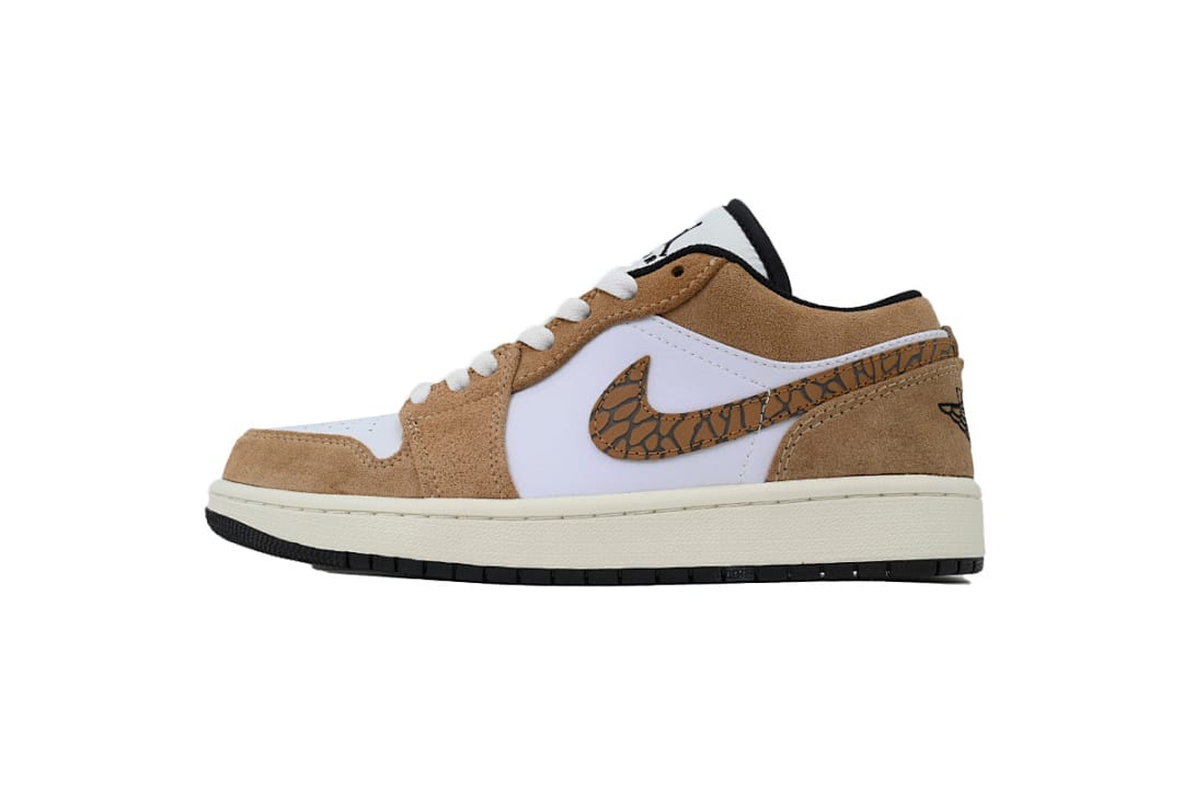 Air Jordan 1 Low White Brown