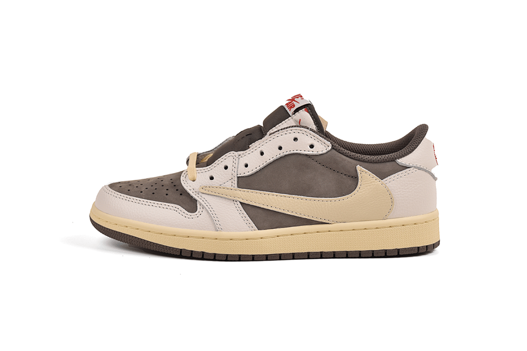 Air Jordan 1 Low White Brown Barb (Colorway 3)