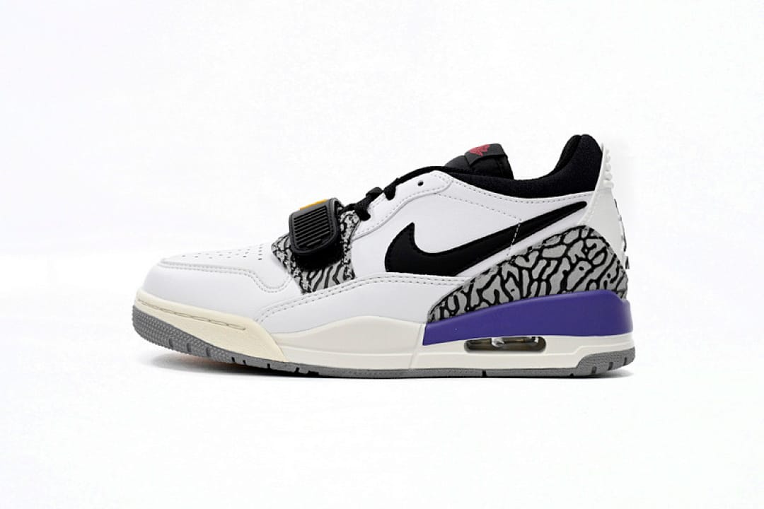 Air Jordan Legacy 312 Retro x OFF White Yellow Purple