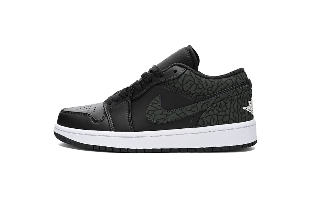 Air Jordan 1 Low "Black Elephant"