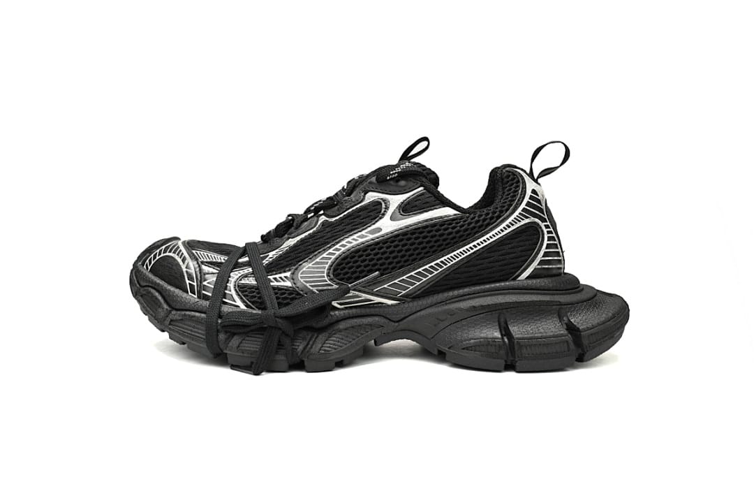 Balenciaga 10th Gen Distressed Black And White