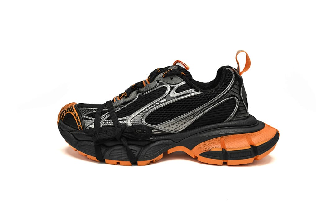 Balenciaga 10th Gen Distressed Black Orange