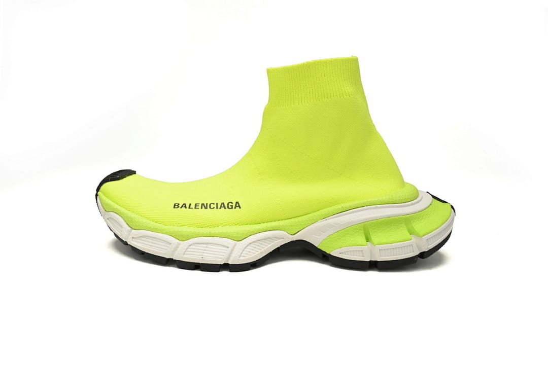Balenciaga 10th Gen Sock Edition Purple Black Fluorescent Green