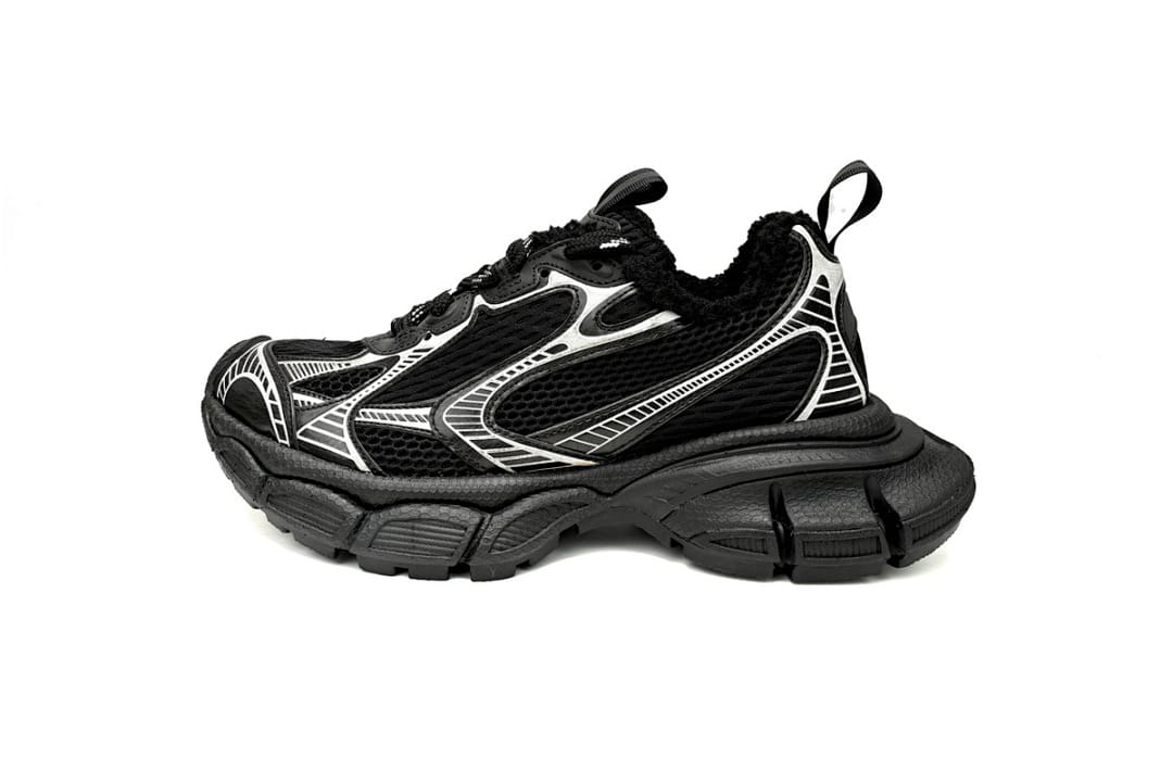 Balenciaga 10th Gen Ice Velvet Black And White