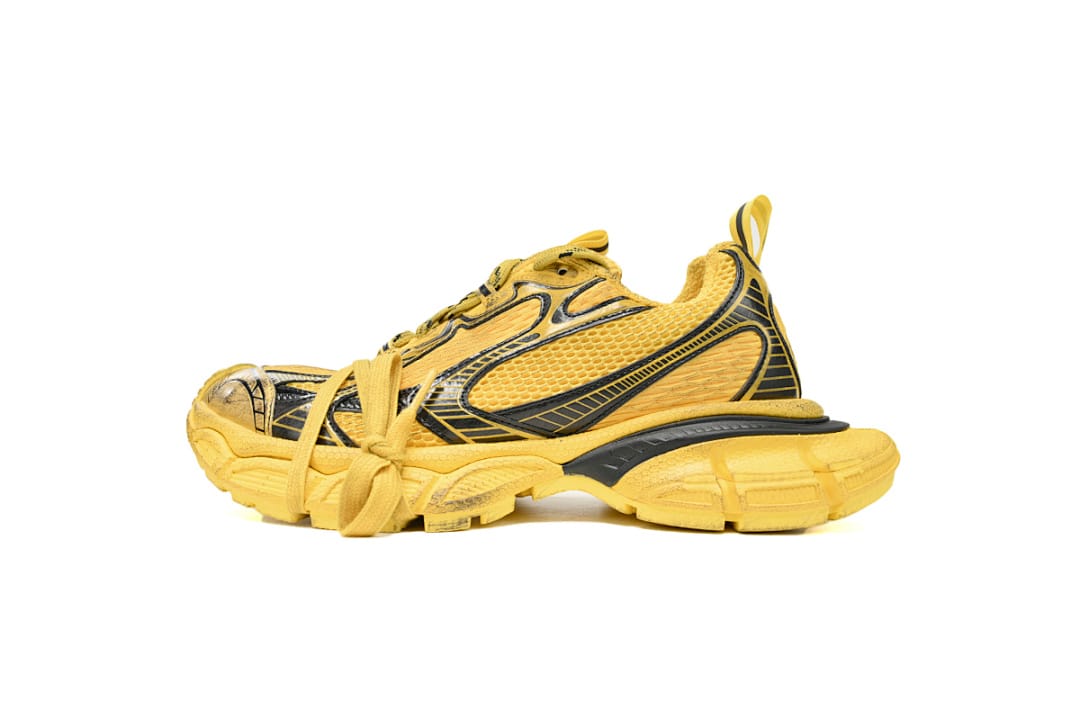 Balenciaga 10th Gen Distressed Black Yellow