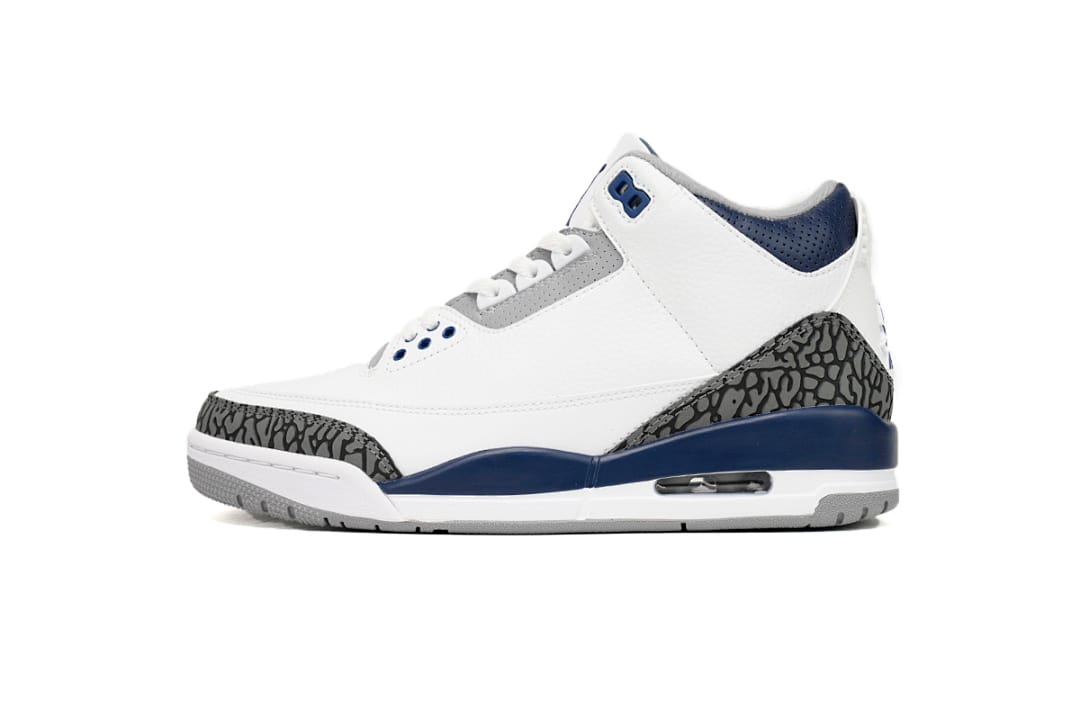 Air Jordan 3 Retro White Navy Cement