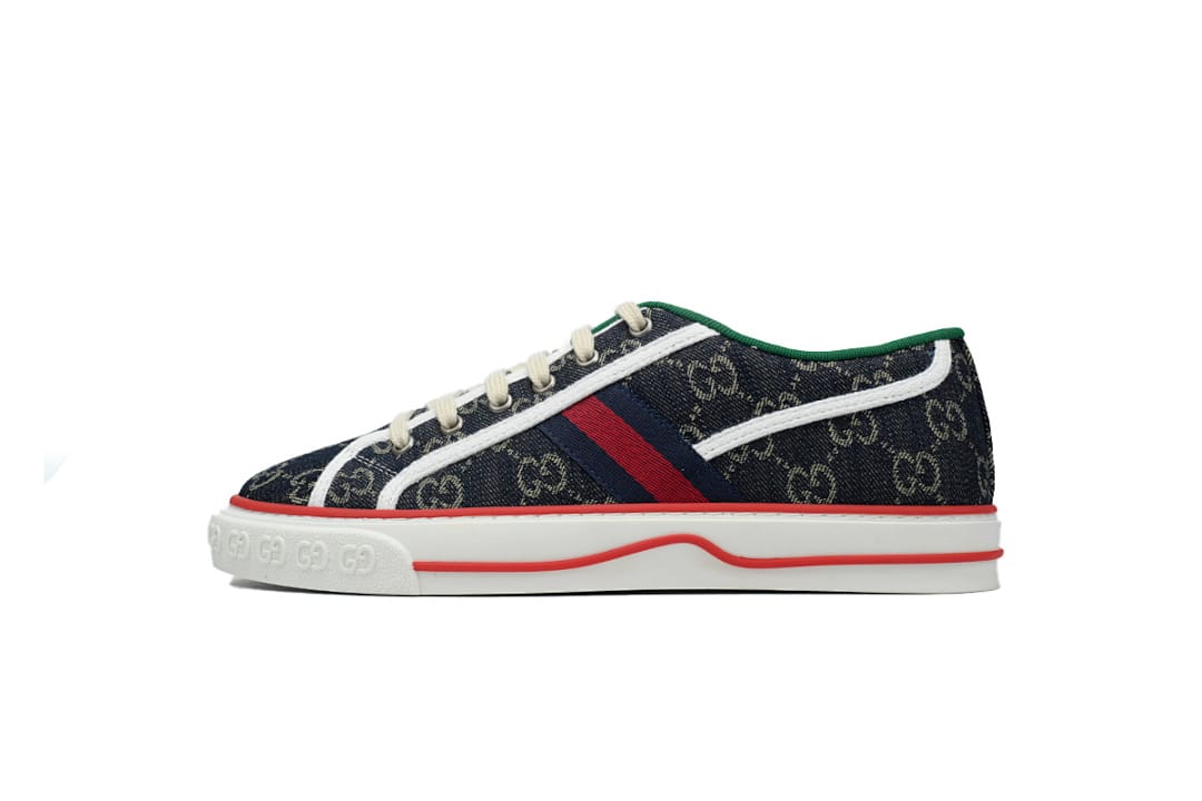 Gucci Tennis 1977 Navy Blue Denim