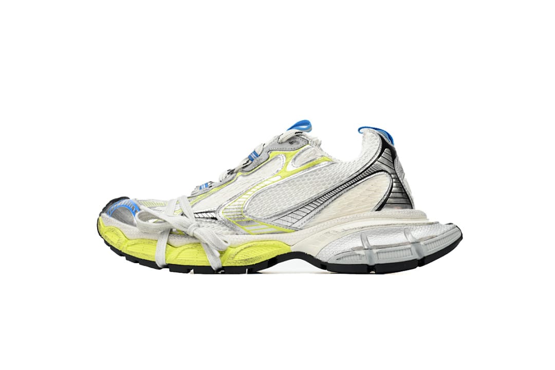 Balenciaga 10th Gen Fluorescent Luminous Blue White Fluorescent Yellow