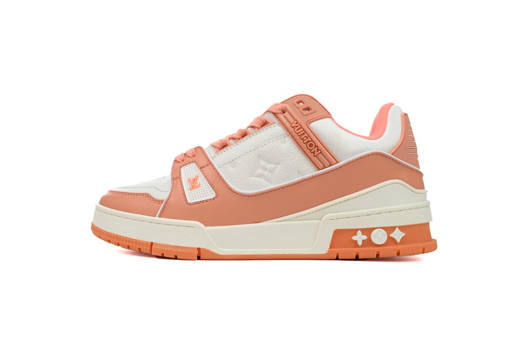 Louis Vuitton LV Trainer Peach