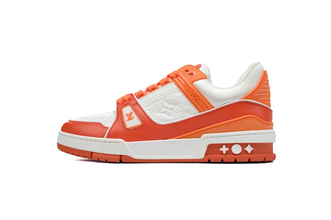 Louis Vuitton LV Trainer White Orange (Colorway 4)