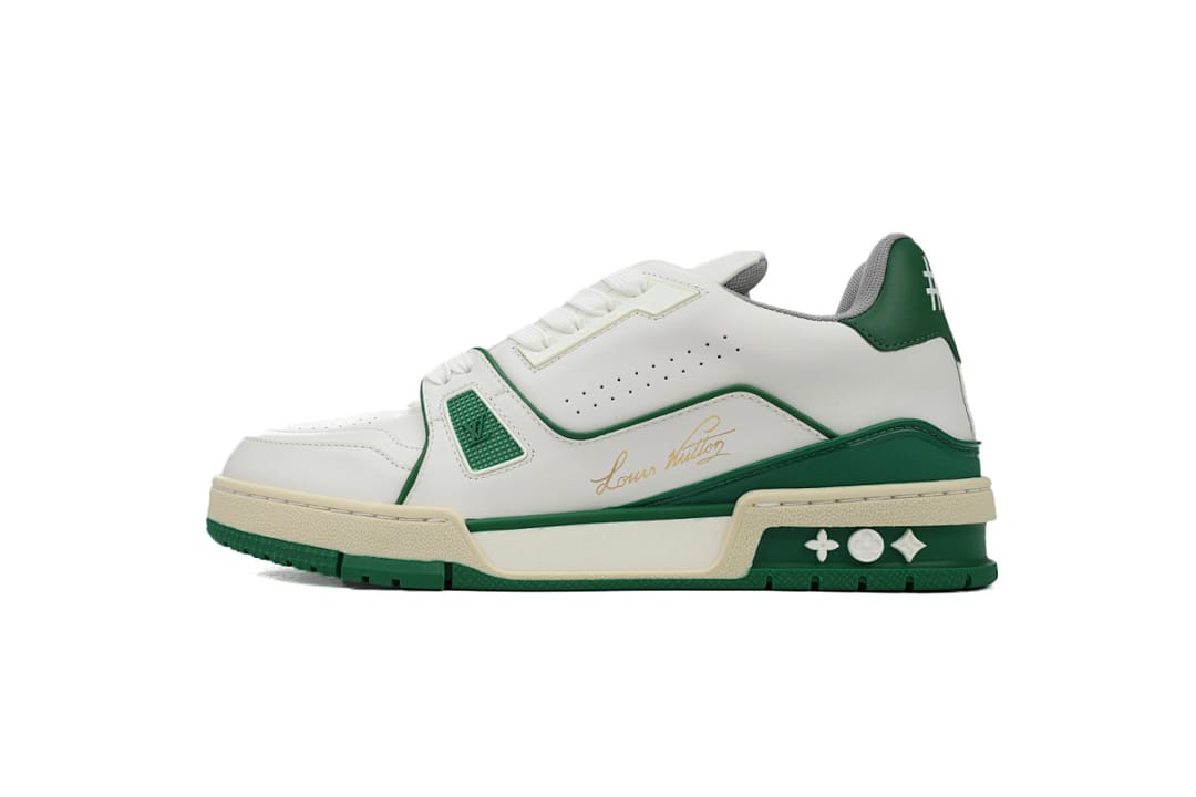 Louis Vuitton LV Trainer White Green (Colorway 2)