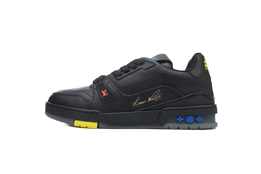 Louis Vuitton LV Trainer Gold Black