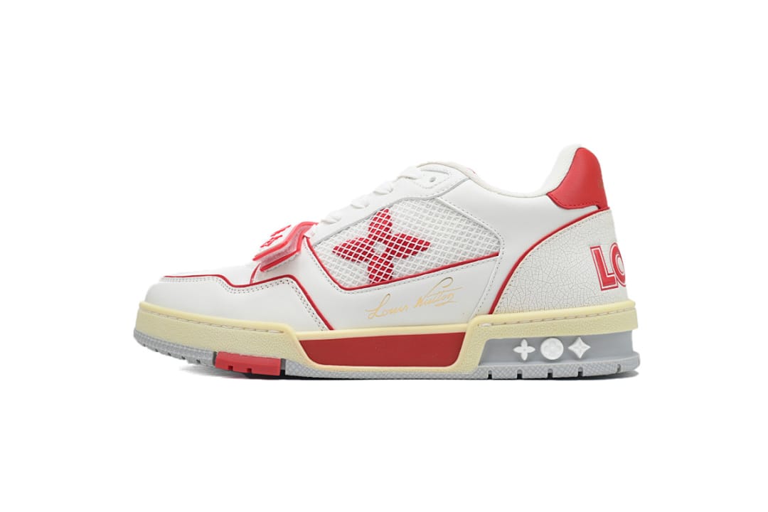 Louis Vuitton LV Trainer Velcro Red