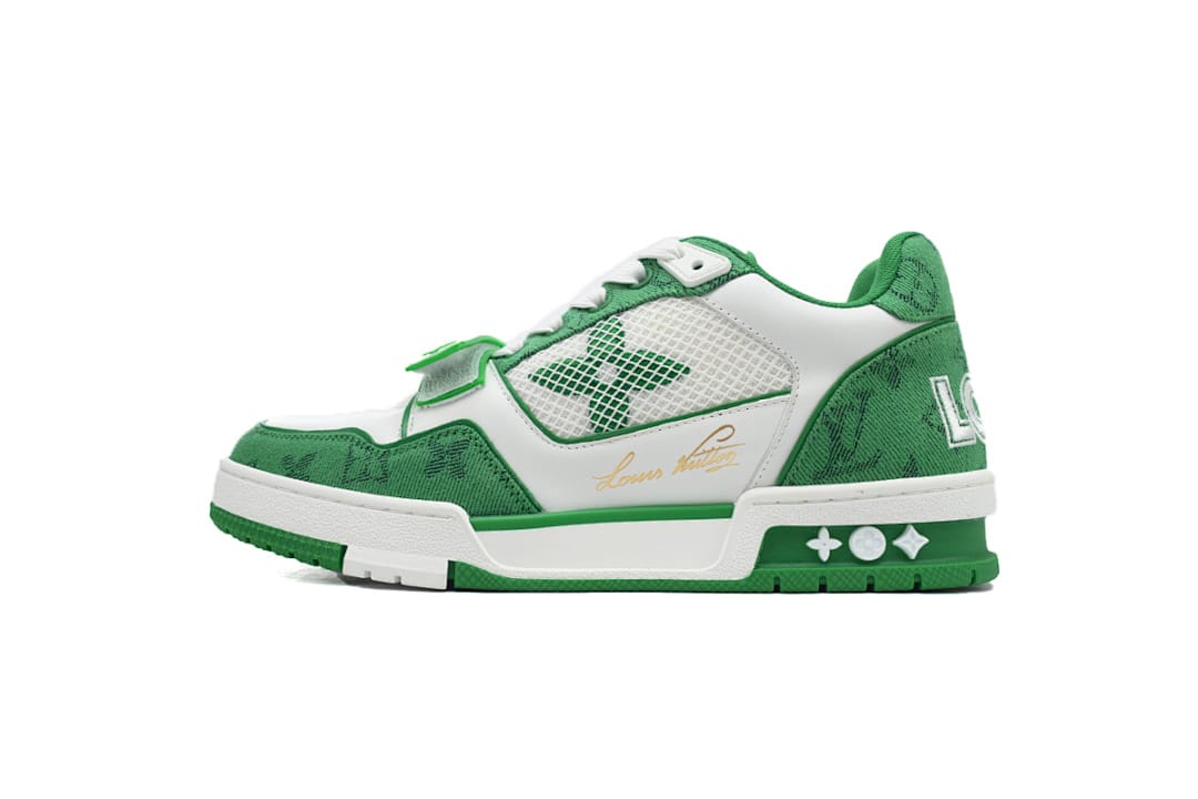 Louis Vuitton LV Trainer Velcro Green