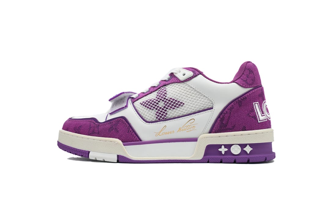 Louis Vuitton LV Trainer Velcro Purple