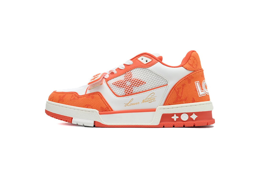 Louis Vuitton LV Trainer Velcro Orange