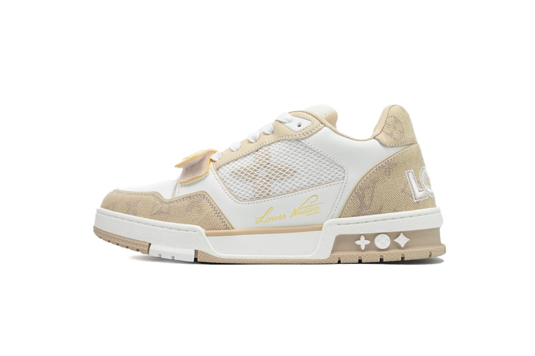 Louis Vuitton LV Trainer Velcro Apricot