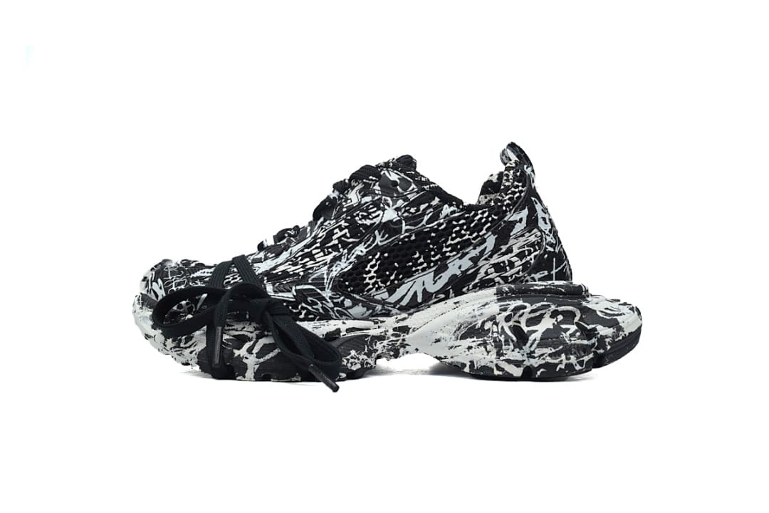 Balenciaga 10th Gen Graffiti Edition Luminous Black Graffiti
