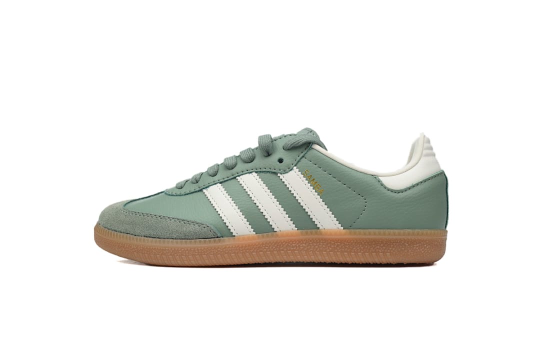 Adidas Samba OG Silver Green Gum