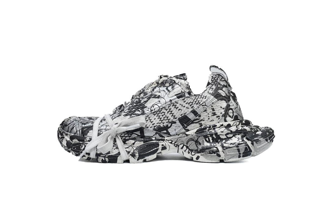Balenciaga 10th Gen Graffiti Black and White