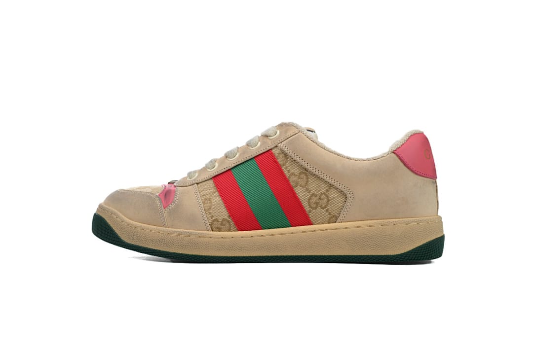Gucci Screener Distressed Pink