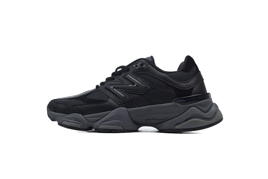 New Balance 9060 'Triple Black Leather'
