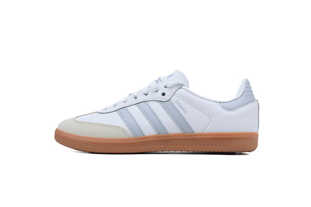 Adidas Samba OG White Halo Blue Gum