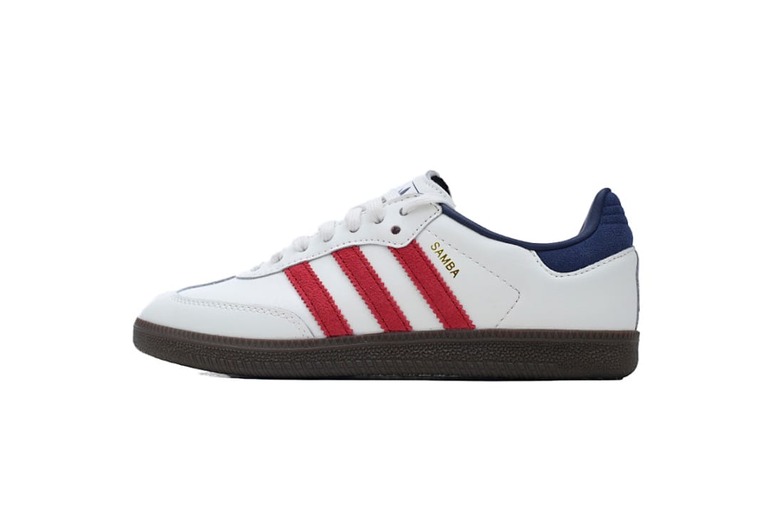Adidas Samba OG White Victory Red Indigo