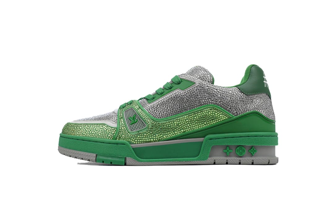 Louis Vuitton LV Trainer Grey Green