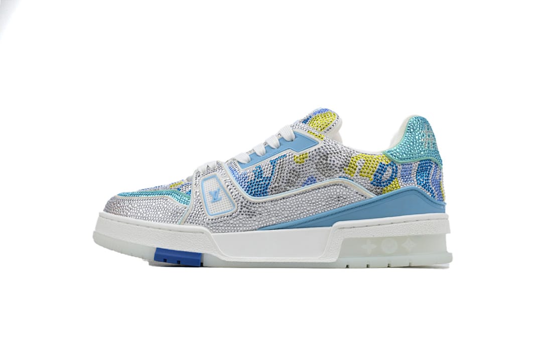 Louis Vuitton LV Trainer White Blue (Colorway 2)