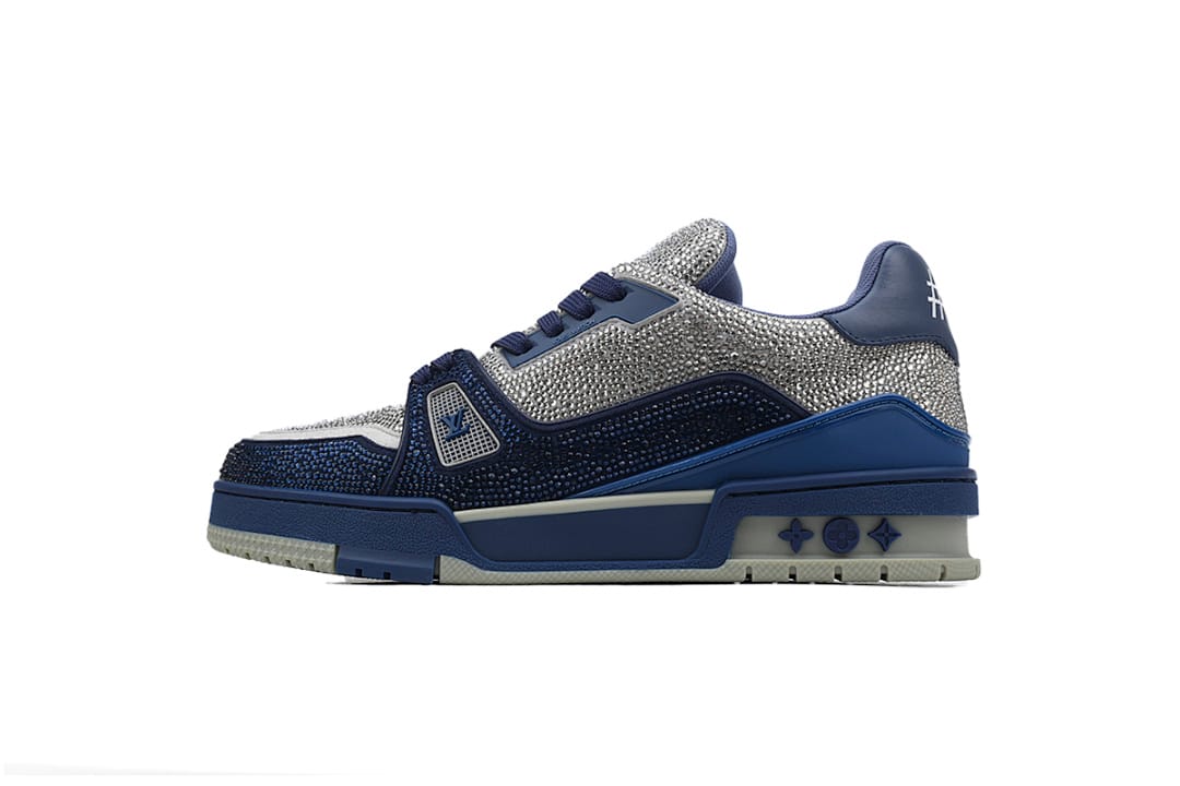 Louis Vuitton LV Trainer White Blue