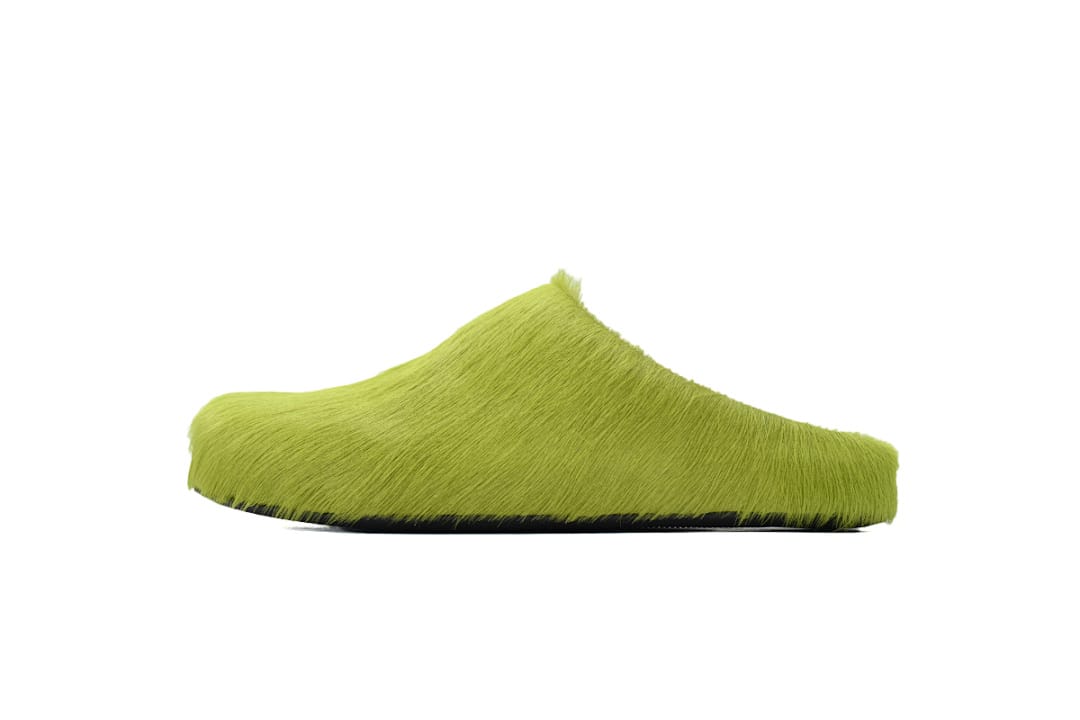Marni Furry Green Fussbett