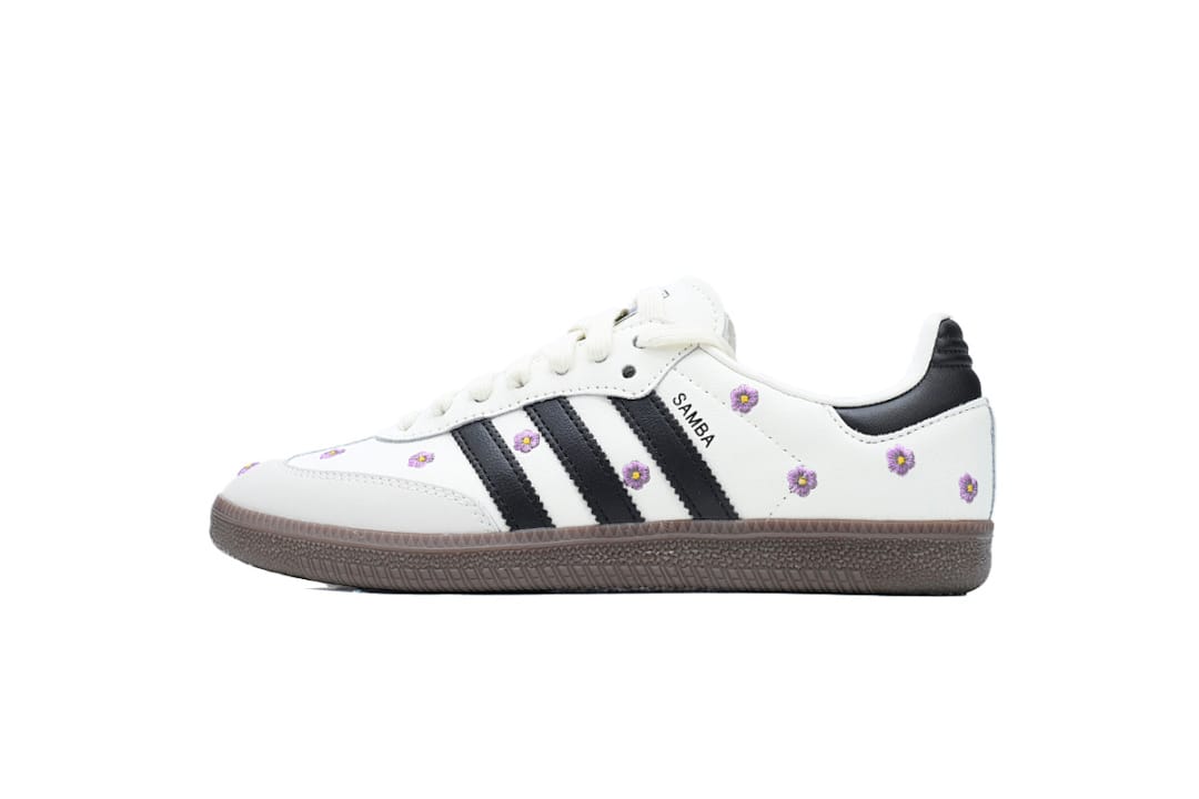 Adidas Samba OG White Floral Embroidery
