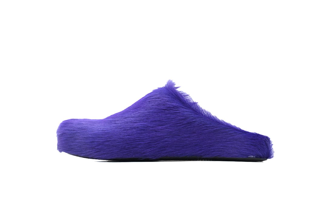 Marni Furry Purple Fussbett