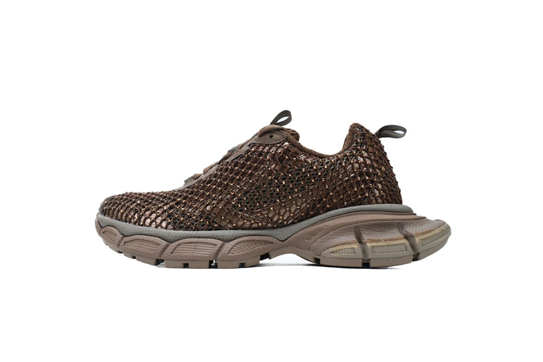 Balenciaga 10th Gen Net Rhinestone Coffee